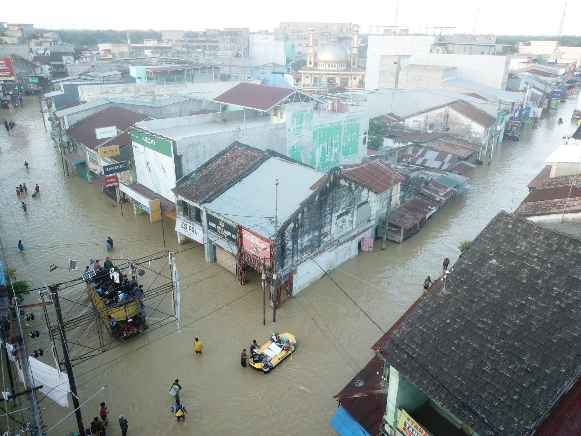 Kegiatan Aksi Peduli USU di Tanjung Pura