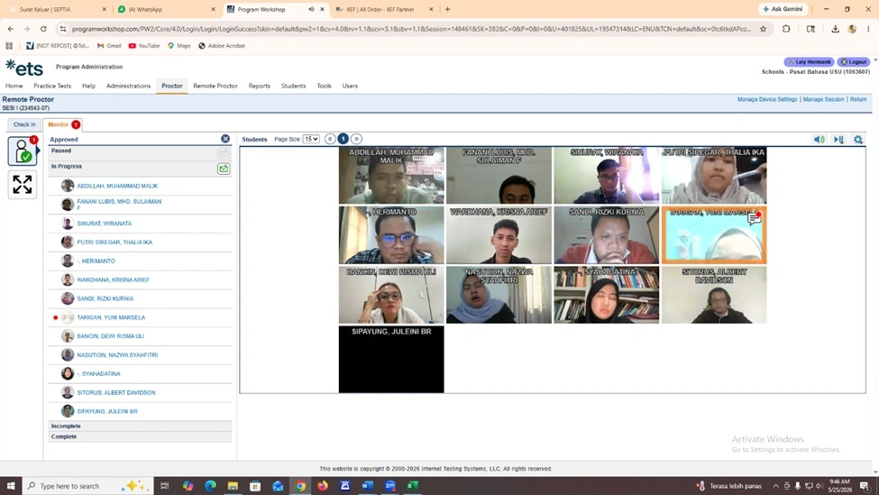Pelaksanaan Toefl Itp Online Dan Onsite - 25 Mei 2026 | Pusat Bahasa ...